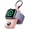 Joyroom Mini Powerbank raktų pakabukas 2000mAh 3W su Apple Watch įkrovikliu, rožinė