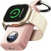 Joyroom Mini Powerbank raktų pakabukas 2000mAh 3W su Apple Watch įkrovikliu, rožinė