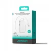 Joyroom JR-PR2 35W 10000mAh išorinė baterija su dviem integruotais USB-C laidais - Baltas