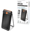 „Logilink“ saulės energija varoma išorinė baterija, 10000 mAh, žibintuvėlis, 2x USB-A QC ir 1x USB-C PD | PA0273