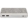Platinet maitinimo blokas 10000mAh Audinys braided LiPo 2.1A, šviesiai pilkas (44243)