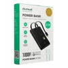 Nešiojamoji baterija Charmast W1202 PD3.0 3A 22,5W 10000 mAh su integruotais laidais USB C / Lightning juodas