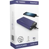Mėlyna Powerbank RealPower Type-C 15000 Midnight mėlynas