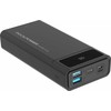 Carruzzo RealPower PB-20000 Solar 20000 mAh Belaidis įkrovimas Juoda, Žalia