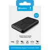 Powerbank Sandberg pusiau kietas powerbank 10000 mAh belaidis įkrovimas juodas (421-51)