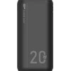 SILIKONIO MAITINIMO KOMPIUTERIS &amp; COMMUNICAT SILICON POWER QS 15 Powerbank 20000 Juodas