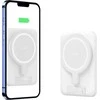 „Tech-Protect LifeMag PB10“ nešiojamoji baterija su „MagSafe“ 5000mAh 15W USB-C prievadu – baltos spalvos + USB-C kabelis