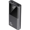 Nešiojamoji baterija „Tech-Protect PB13“ 20000mAh 22,5 W, 2x USB-A / USB-C / „Lightning“ su USB-C / USB-A kabeliu, pilkos spalvos