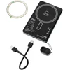 Powerbank Troika POP50 5000 mAh Pilka, Juodas (POP50/TI)
