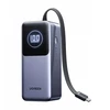Nešiojamasis įkroviklis UGREEN Powerbank 20000mAh PB723, USB 2x USB-C, 130W, pilkos spalvos