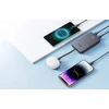 Powerbank 10000mAh Ugreen PB526 USB + USB-C, 20W, įmontuotas kabelis (pilka)