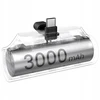 USAMS PB79 Mini Tail Plug nešiojama išorinė baterija 3000mAh USB-C sidabrinis