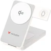 „Verbatim Charge ‘n’ Go Qi2 3-in-1“ magnetinė belaidė išorinė baterija, 10000 mAh, USB-C, Baltas