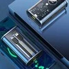 WEKOME WP-345 Vanguard serija – 10 000 mAh maitinimo blokas, greitas įkrovimas naudojant įmontuotą USB-C ir Lightning PD 20 W laidą + QC 22,5 W (juodas)