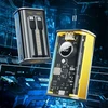 „WEKOME WP-345 Vanguard“ serijos – 10000 mAh įkroviklis su greitu įkrovimu, integruotu USB-C ir „Lightning PD 20W“ laidu + QC 22,5 W Geltona