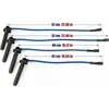 Powertec PowerTEC uždegimo laidai SUBARU IMPREZA EJ18 EJ20 EJ22 EJ253 93-02 raudoni