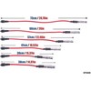Powertec uždegimo laidai AUDI 80 100 A6 A8 VW PASSAT 2.4 2.6 2.8L 90-00 Raudona
