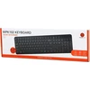 Powerton LIFE SLIM Klaviatūra su laidu (USB) CZ/SK, juoda