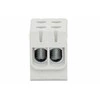 Pozostali LZ F-ELEKTRO F2.0295 gnybtų blokas ZU korpuse, 1 takelis (2x50/2x50mm2) Al/Cu pilka