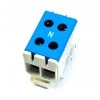 Pozostali LZ gnybtų juosta F-ELEKTRO F2.0294 korpuse, 1 bėgelio (2x50/2x50mm2), Al/Cu, mėlyna