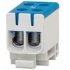 Kiti LZ gnybtų blokeliai korpuse F-ELEKTRO F2.0294 1 bėgelio (2x50/2x50mm2) Al/Cu mėlyna