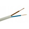 Nkt Spoka Akcyjna Pozostali OMY 2x1mm2 300/300V gyvenamųjų namų kabelis, baltas, spirale, 100m