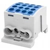 Pozostali Spaustukas HLK F-ELEKTRO F2.0368 100A-4 (1x25,3x16 / 1x25,3x16) Al/Cu IP20 mėlynas