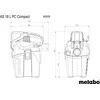 Akumuliatorinis dulkių siurblys Metabo AS 18 L PC COMPACT; 18 V (be akumuliatoriaus ir pakrovėjo)