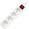 PREMIUMCORD Prailginimo laidas 230V 7m, 4 lizdai + jungiklis, baltas