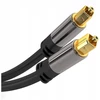 PremiumCord Kabelis Toslink M/M, OD: 6mm, auksinis dizainas 1,5m
