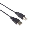 PremiumCord kabelis USB 2.0 A-B 0.5m juoda