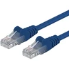PremiumCord Kabelis sieciowy RJ-45, Cat.6, UTP, mėlyna, 2m (SP6UTP020B)