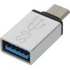 „PremiumCord“ PREMIUMCORD adapteris USB 3.1 C / kištukas – USB 3.0 A / moteriškas, sidabrinis, OTG