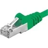 PremiumCord PREMIUMCORD Patch kabelis CAT6a S-FTP, RJ45-RJ45, AWG 26/7 5m žalias
