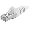 PremiumCord PREMIUMCORD Patch kabelis CAT6a S-FTP, RJ45-RJ45, AWG 26/7 7m bílá