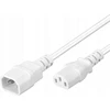 PREMIUMCORD Prailginimo kabelio maitinimo tinklas 230V, C13-C14, baltas 3m