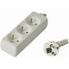 PREMIUMCORD Prailginimo laidas 230V 2m, 3 lizdai, baltas