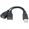 PREMIUMCORD USB 2.0 įkrovimo laidas, 15 cm, juodas