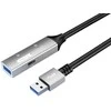 „PremiumCord PREMIUMCORD“ USB 3.2 kartotuvo ir prailginimo kabelis, kištukas-lizdas, 5 Gbps, aliuminis, 5 m