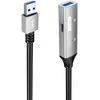 PremiumCord PREMIUMCORD USB 3.2. repeater a prodlužovací kabelis Male-Female, 5Gbps Aliuminio 5m