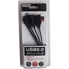 PremiumCord USB2.0 HUB 4-portový Juodas cable