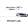 Prescot LED juostelė LED juostelė IP63 12V SMD2835 4.8W/M 60 LED COLD 5M/PC EH007-050-8-W