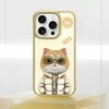 Nimmy Apple iPhone 15 Pro 6.1" dėklas telefonui haki spalvos Cool&amp;Cute 2.0 Cat