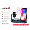 Swissten Įkroviklis Prestigio Swistten 4in1 MFI Wireless Docking Station 45W for Apple iPhone / iPod / Apple Watch