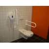 Ekotech Presto ERGOPLUS turėklai, 80 cm, tualetui/praustuvams, dažyti milteliniu būdu, balti