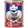 PREVITAL Cat Food su jautiena ir kepenėlėmis padaže - šlapias kačių maistas - 415 g