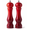 Atusa prieskonių malūnėlis. Rankinių pipirų ir druskos malūnėlių rinkinys 22 cm HAGE raudonas (GS-red)