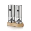 Caso Salt and Pepper Grinder | SpiceDuo | Electric | Housing material Nerūdijantis plienas | Lithium