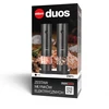 ELDOM ZMP5 BATTERY-POWERED PEPPER AND SALT GRINDER SET WITH STAND, Juodas