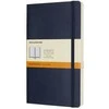 Prime Užrašų knygutė Moleskine, linijomis, minkštu viršeliu, mėlynos spalvos